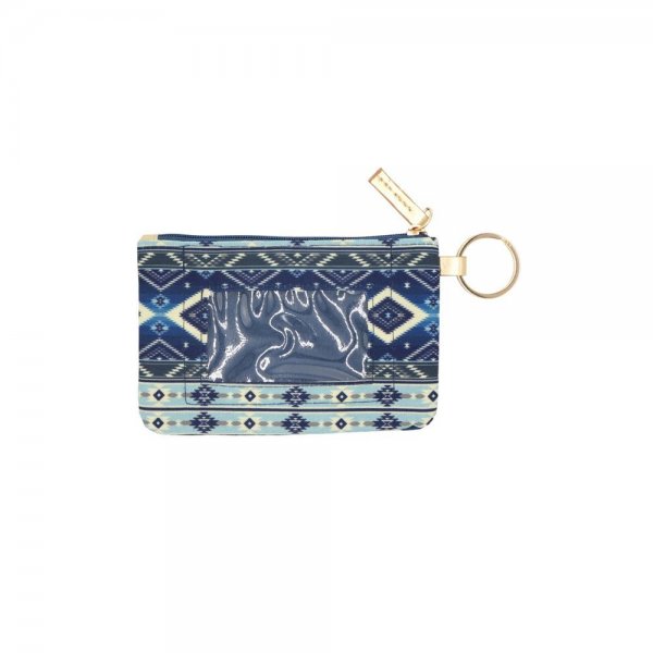 S30-1-1-MB0160NV - TRIBAL ID WALLET & DETACHABLE LANYARD - NAVY/6PCS